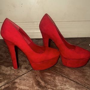Charlotte Russe platform heels, barely worn.